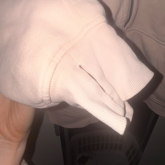 Lululemon Scuba Oversized 1/2 Zip Hoodie - Feather Pink - Size M/L - W3DM4S - Picture 5 of 8